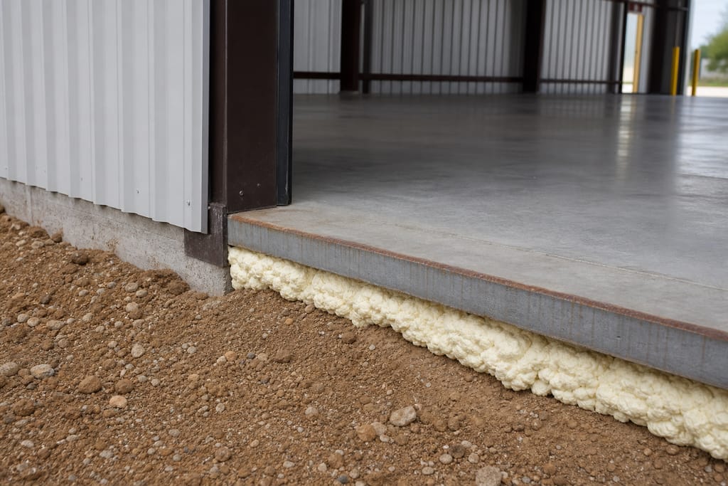 Void-fill foam for perimeter areas photo
